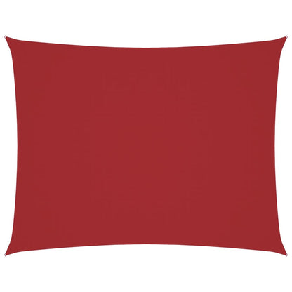 Parasole a Vela Oxford Rettangolare 2,5x3,5 m Rosso | homemem39