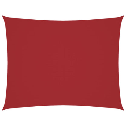 Parasole a Vela Oxford Rettangolare 2,5x4 m Rosso