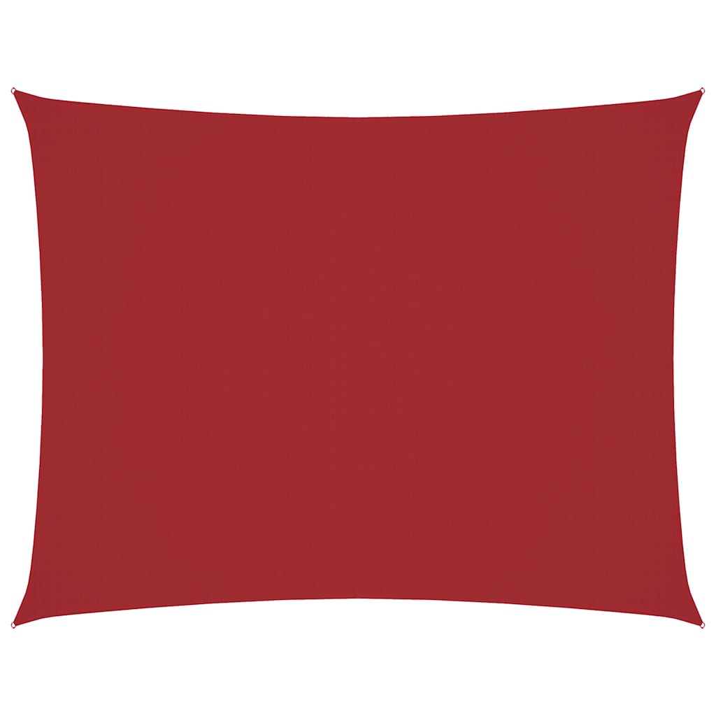 Parasole a Vela Oxford Rettangolare 2,5x4 m Rosso