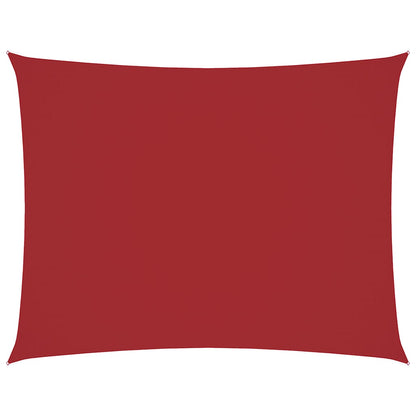Parasole a Vela Oxford Rettangolare 2,5x4 m Rosso