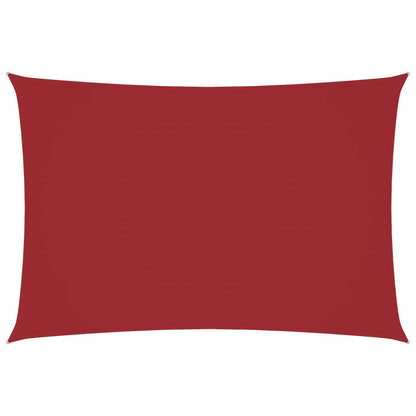 Parasole a Vela Oxford Rettangolare 2,5x4,5 m Rosso