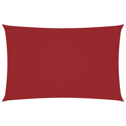 Parasole a Vela Oxford Rettangolare 2,5x5 m Rosso
