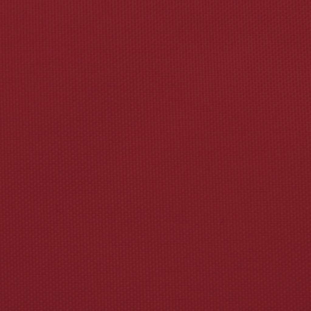 Parasole a Vela Oxford Rettangolare 2,5x5 m Rosso | homemem39