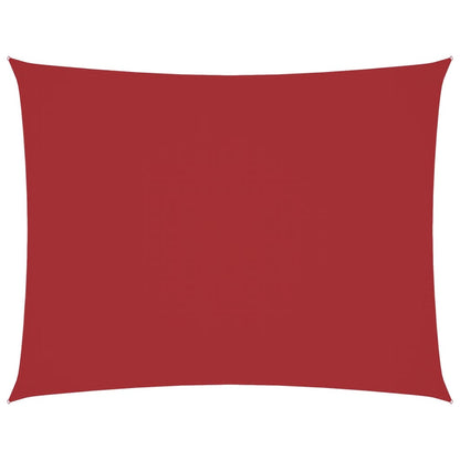 Parasole a Vela Oxford Rettangolare 3x4,5 m Rosso | homemem39