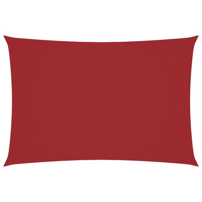 Parasole a Vela Oxford Rettangolare 3x5 m Rosso