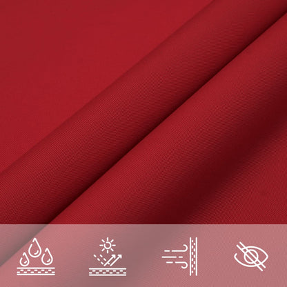 Parasole a Vela Oxford Rettangolare 3x5 m Rosso | homemem39