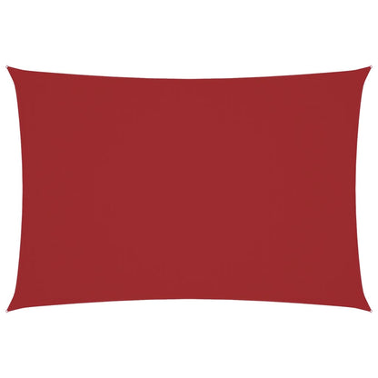 Parasole a Vela Oxford Rettangolare 3x6 m Rosso | homemem39