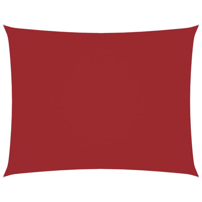 Parasole a Vela Oxford Rettangolare 3,5x4,5 m Rosso