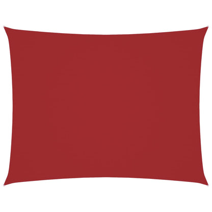 Parasole a Vela Oxford Rettangolare 3,5x5 m Rosso