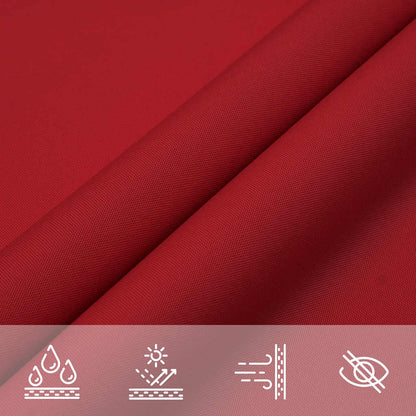Parasole a Vela in Oxford Rettangolare 4x6 m Rosso | homemem39