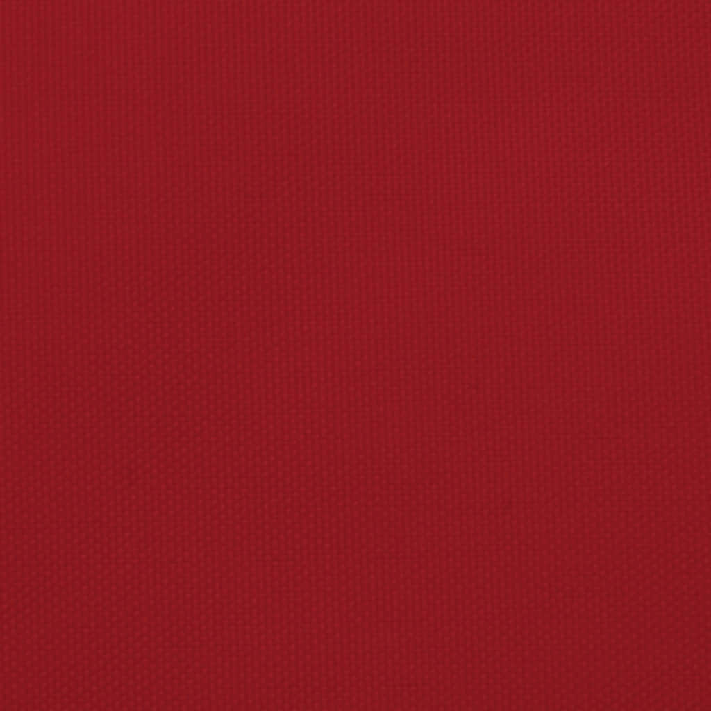Parasole a Vela in Oxford Rettangolare 4x6 m Rosso | homemem39
