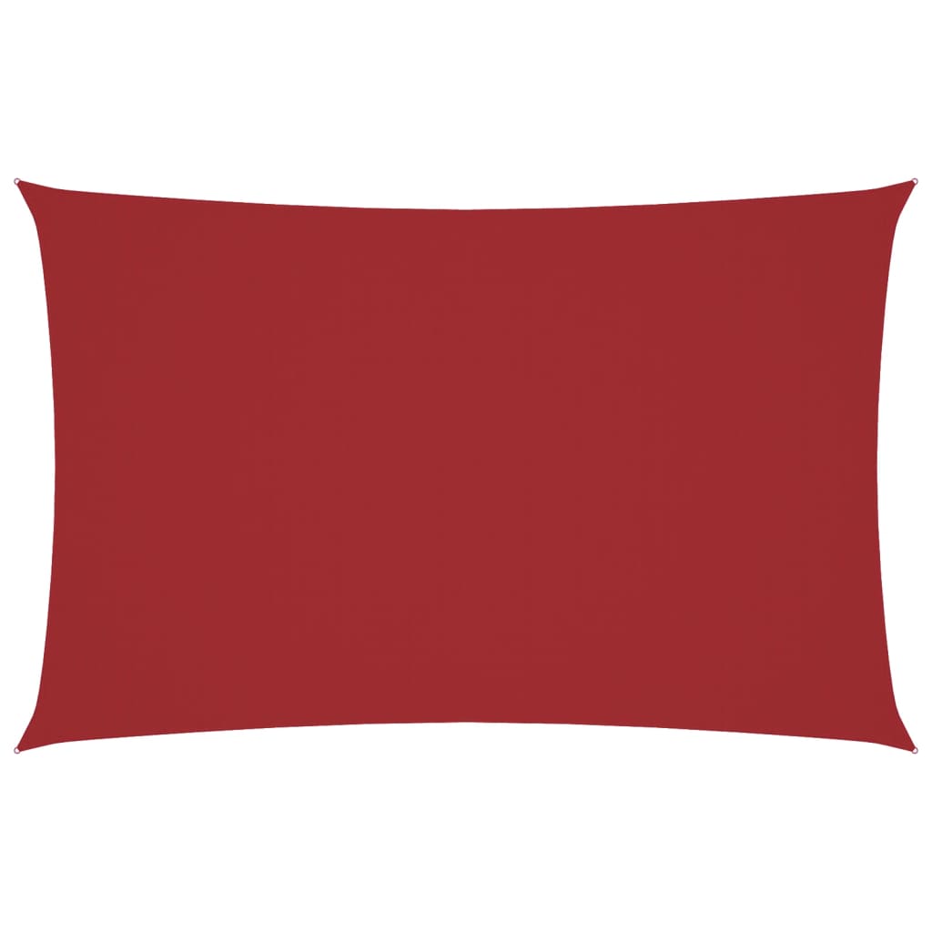 Parasole a Vela Oxford Rettangolare 4x7 m Rosso | homemem39