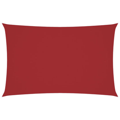 Parasole a Vela Oxford Rettangolare 4x7 m Rosso | homemem39