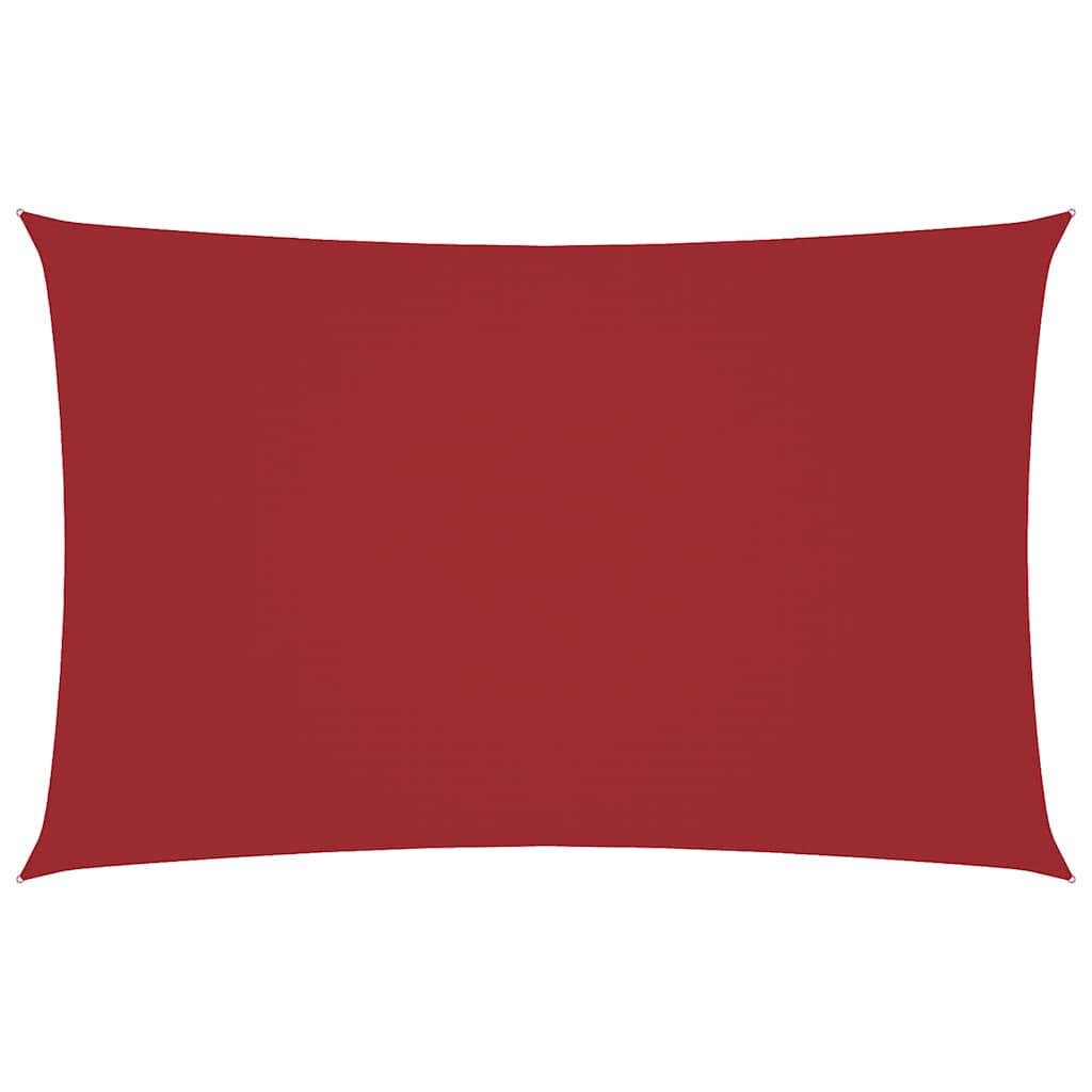 Parasole a Vela Oxford Rettangolare 4x7 m Rosso