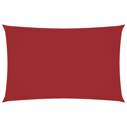 Parasole a Vela Oxford Rettangolare 4x7 m Rosso