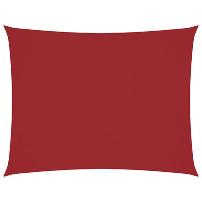 Parasole a Vela Oxford Rettangolare 6x7 m Rosso | homemem39