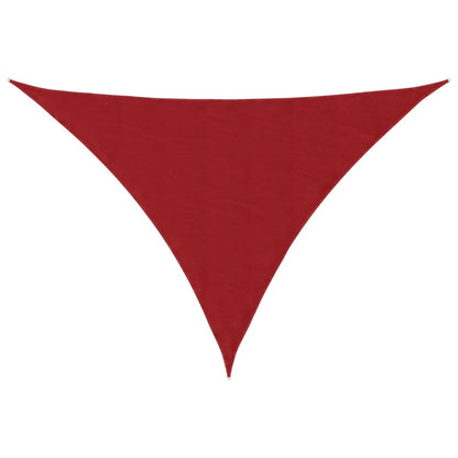Parasole a Vela Oxford Triangolare 4x5x6,4 m Rosso | homemem39