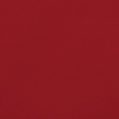 Parasole a Vela in Tessuto Oxford Triangolare 6x6x6 m Rosso | homemem39
