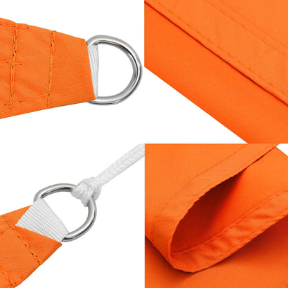 Parasole a Vela in Tela Oxford Quadrata 7x7 m Arancione