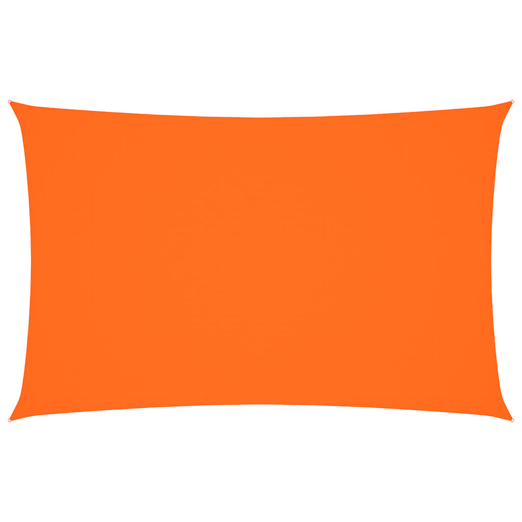 Parasole a Vela Oxford Rettangolare 2x5 m Arancione