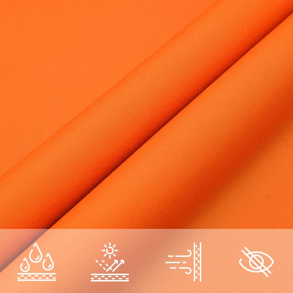 Parasole a Vela Oxford Rettangolare 2,5x4,5 m Arancione