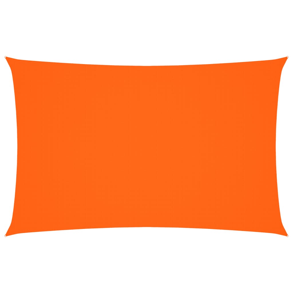 Parasole a Vela Oxford Rettangolare 2,5x5 m Arancione