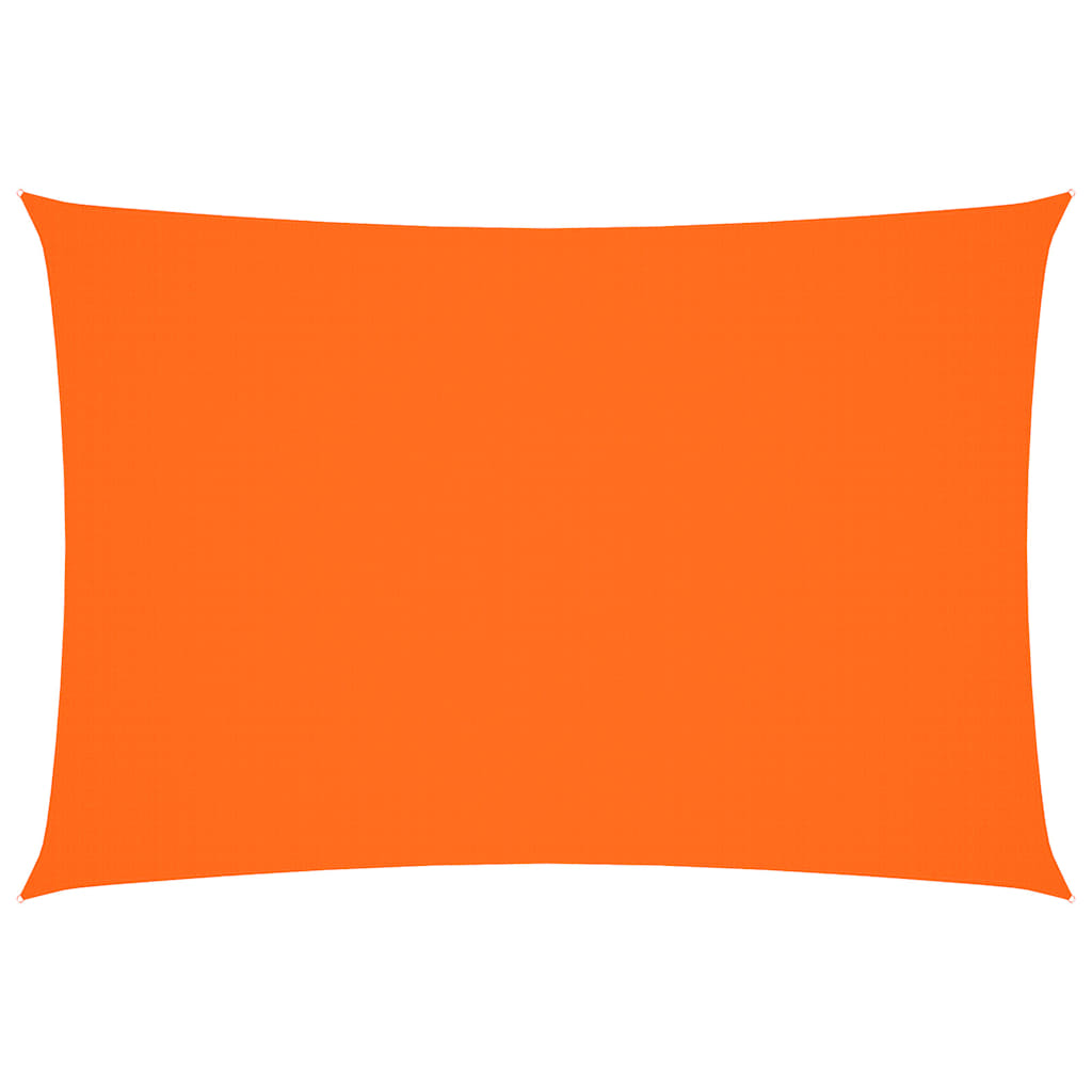Parasole a Vela Oxford Rettangolare 3x5 m Arancione