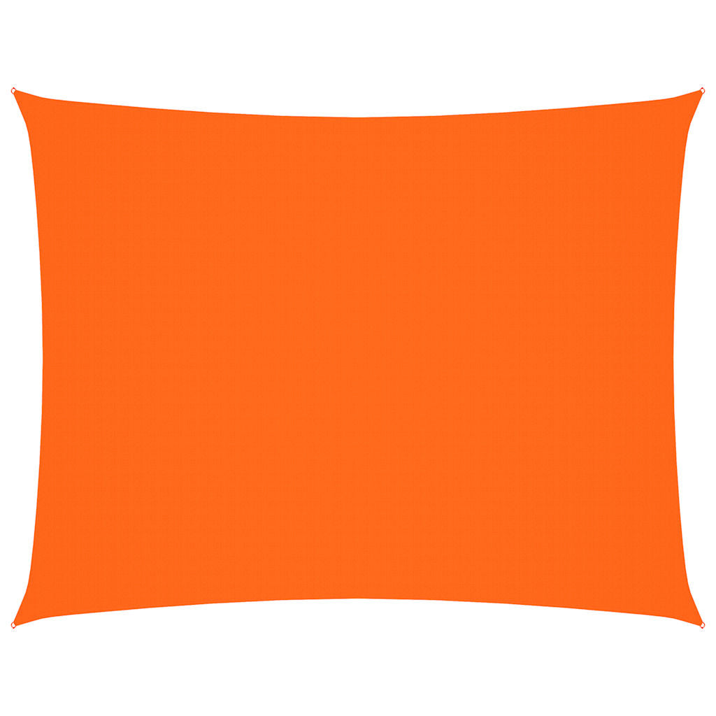 Parasole a Vela Oxford Rettangolare 3,5x4,5 m Arancione