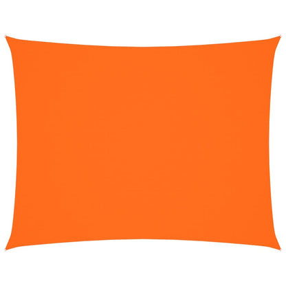 Parasole a Vela in Tessuto Oxford Rettangolare 3,5x5m Arancione | homemem39