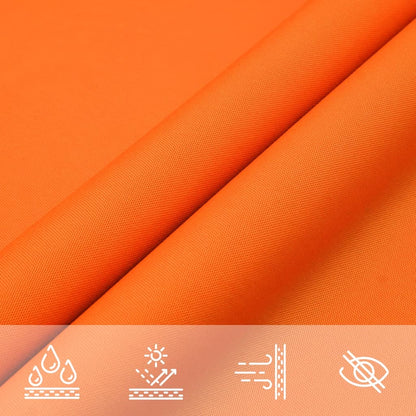 Parasole a Vela Oxford Rettangolare 4x7 m Arancione | homemem39