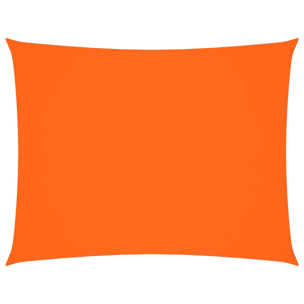 Parasole a Vela Tessuto Oxford Rettangolare 5x7m Arancione