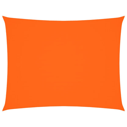 Parasole a Vela Oxford Rettangolare 6x8 m Arancione