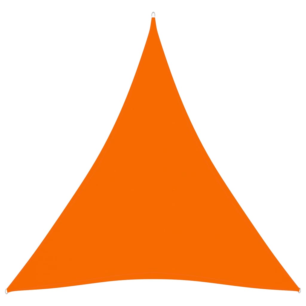 Parasole a Vela Oxford Triangolare 3,6x3,6x3,6 m Arancione | homemem39