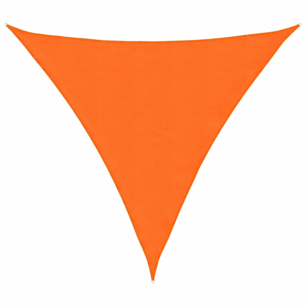 Parasole a Vela Oxford Triangolare 4x4x4 m Arancione | homemem39