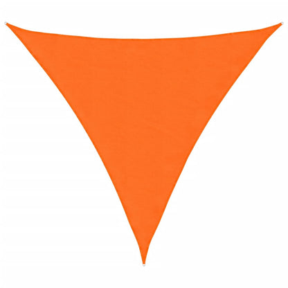 Parasole a Vela Oxford Triangolare 4x4x4 m Arancione