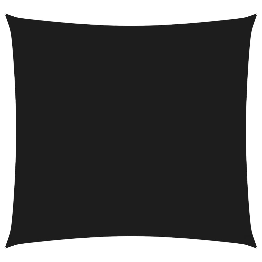 Parasole a Vela in Tela Oxford Quadrata 3x3 m Nera | homemem39