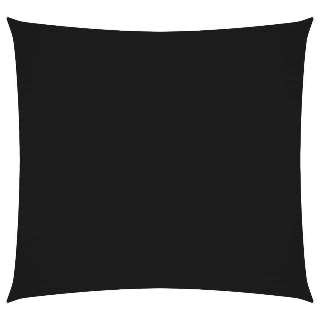 Sunshade Sail in Square Oxford Canvas 7x7 m Black