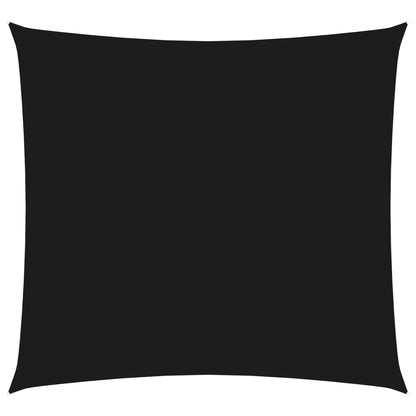 Sunshade Sail in Square Oxford Canvas 7x7 m Black