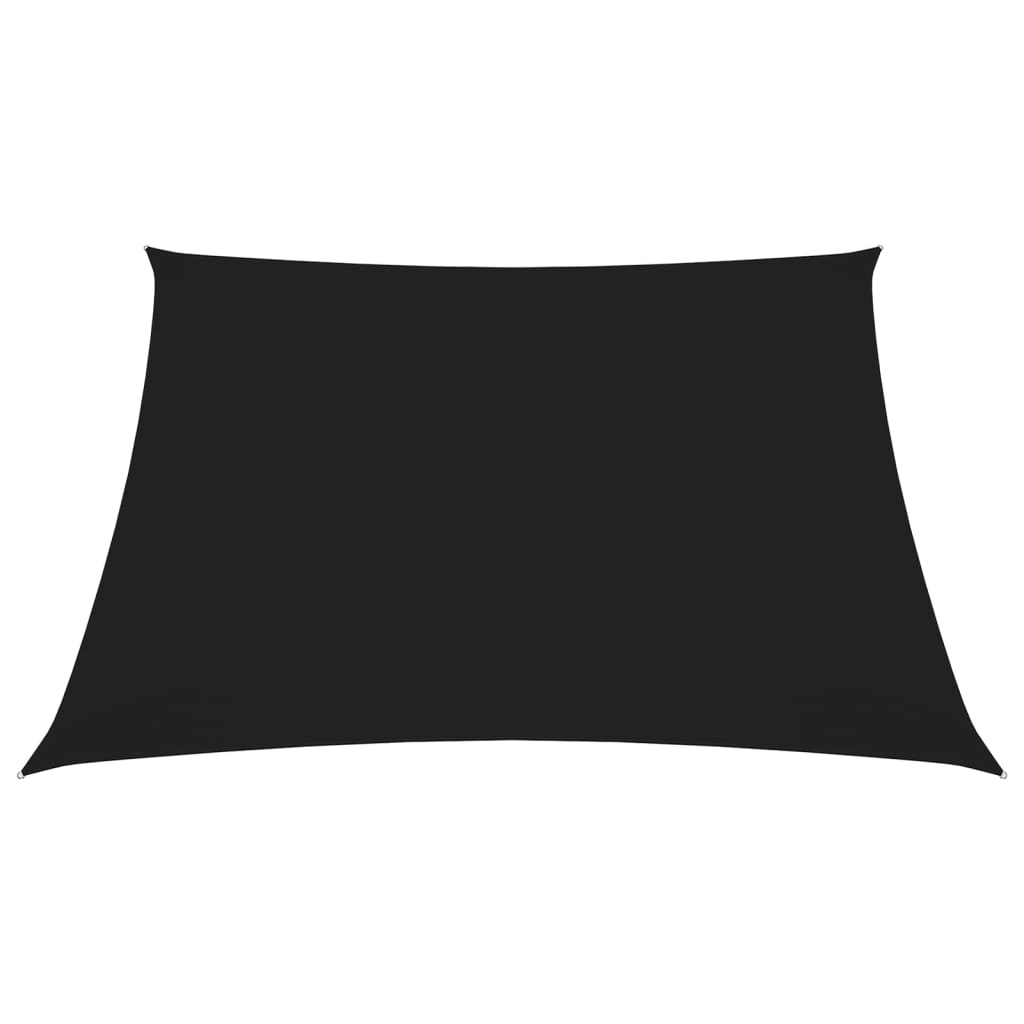 Sunshade Sail in Square Oxford Canvas 7x7 m Black