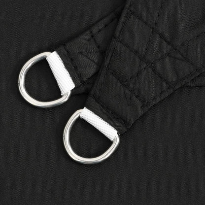 Parasole a Vela in Tela Oxford Quadrata 7x7 m Nero - homemem39