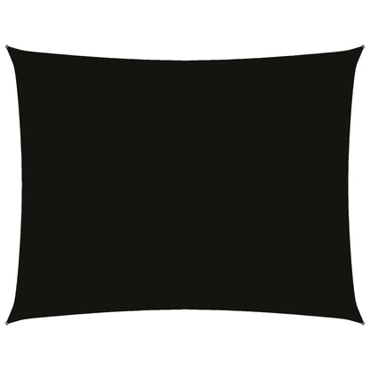 Parasole a Vela Oxford Rettangolare 2x3,5 m Nero | homemem39
