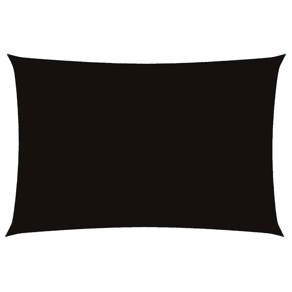 Parasole a Vela Oxford Rettangolare 2x4 m Nero