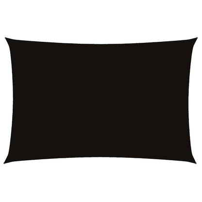 Parasole a Vela Oxford Rettangolare 2x4 m Nero