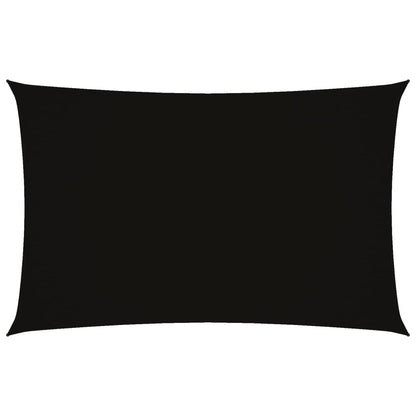 Parasole a Vela Oxford Rettangolare 2x4,5 m Nero