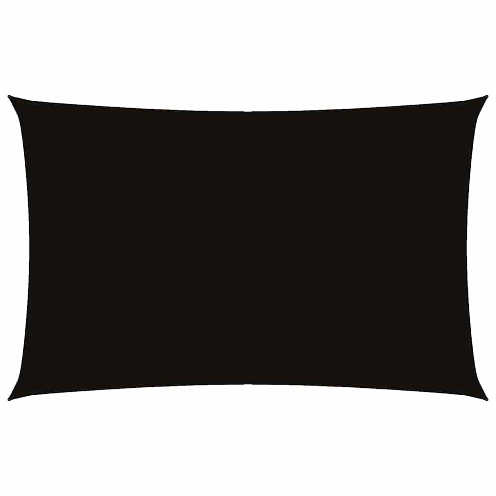 Parasole a Vela Oxford Rettangolare 2x4,5 m Nero