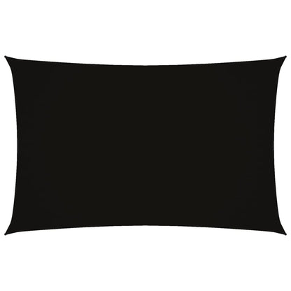 Parasole a Vela Oxford Rettangolare 2x5 m Nero