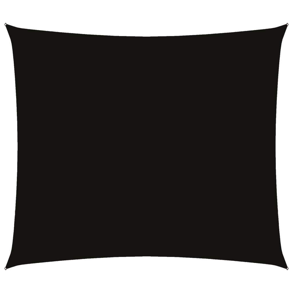 Parasole a Vela Oxford Rettangolare 2,5x3 m Nero | homemem39