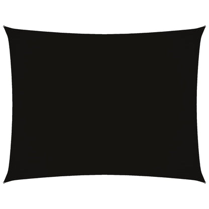 Parasole a Vela Oxford Rettangolare 2,5x3,5 m Nero | homemem39