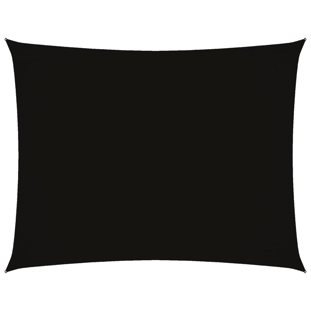 Parasole a Vela Oxford Rettangolare 2,5x3,5 m Nero