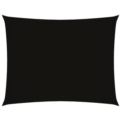 Parasole a Vela Oxford Rettangolare 2,5x4 m Nero | homemem39